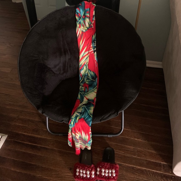 Red summer jumpsuit - Picture 5 of 6